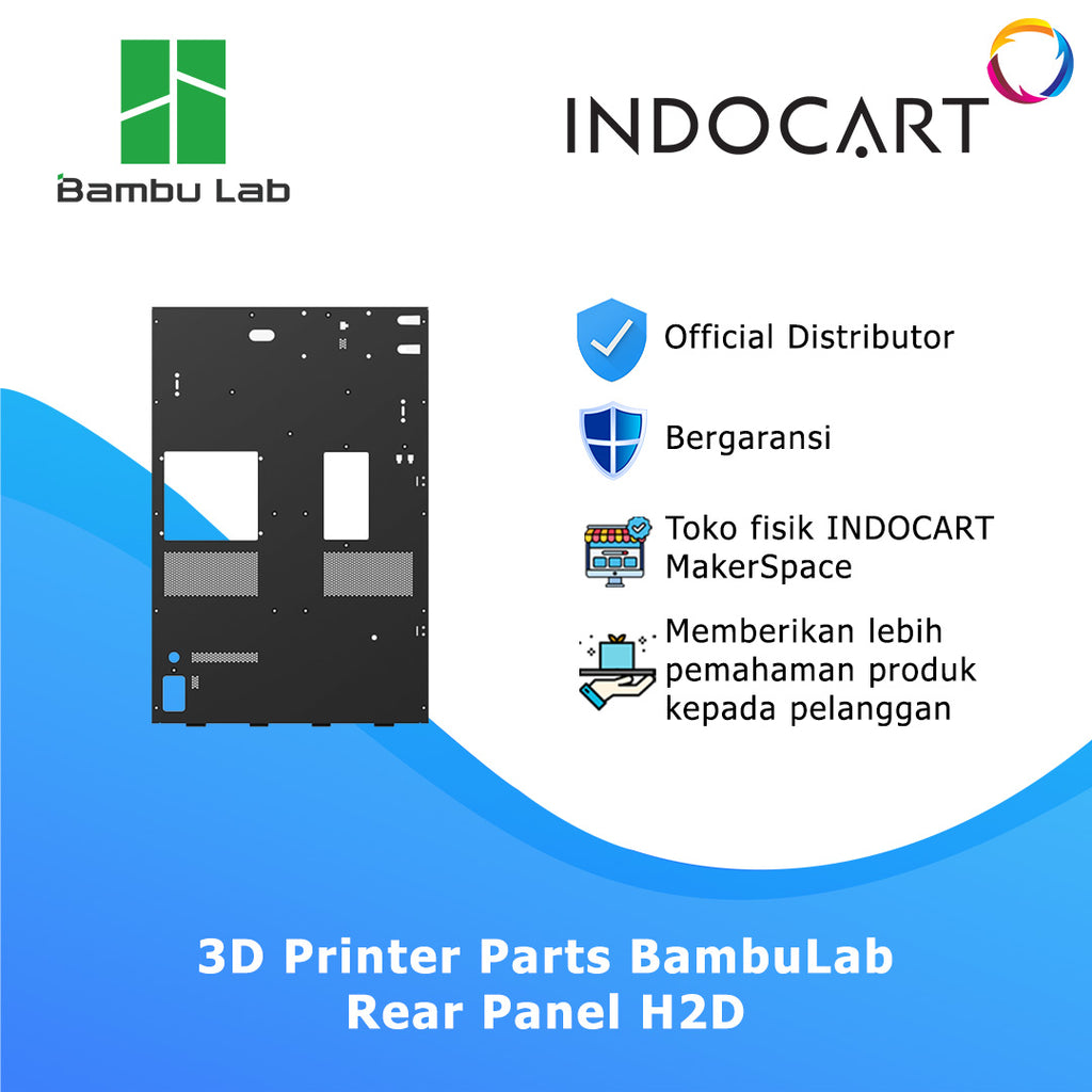 3D Printer Parts BambuLab Rear Panel BambuLab H2D