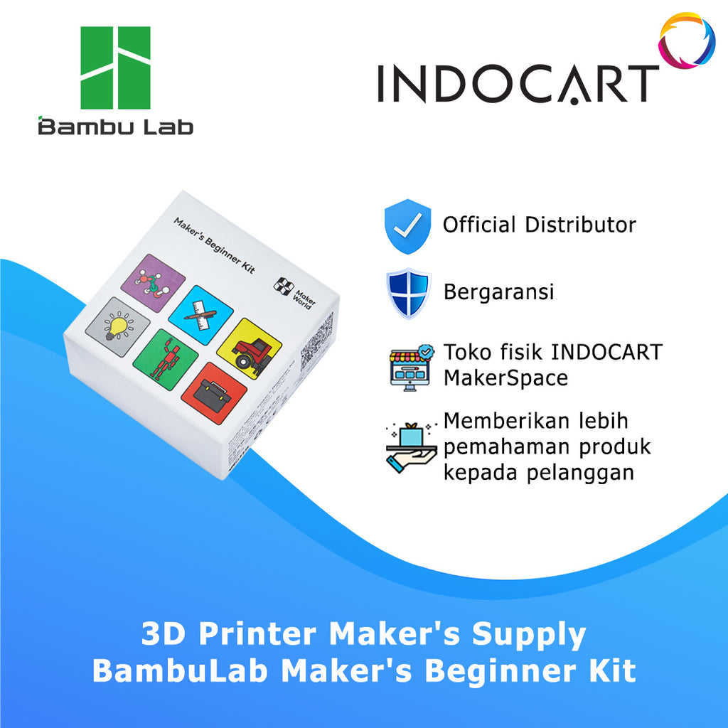3D Printer Modeling Maker's Supply BambuLab Maker's Beginner Kit