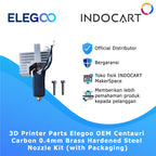 3D Printer Parts Elegoo OEM Centauri Carbon Brass-Hardened Steel Nozzle Kit with Packaging