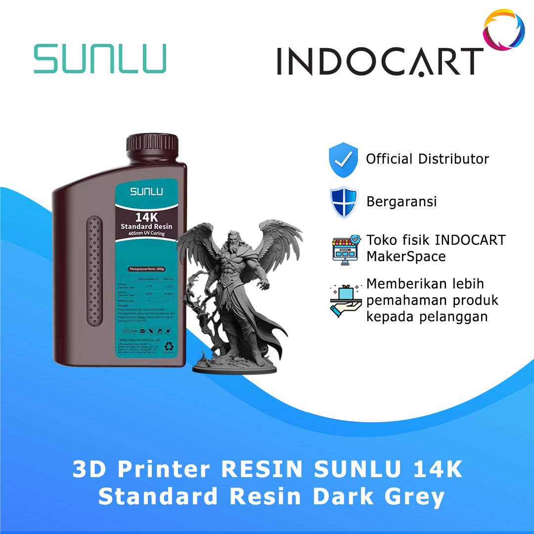 3D Printer Resin SUNLU 14K Ultra High Precision Standard Resin 1Kg