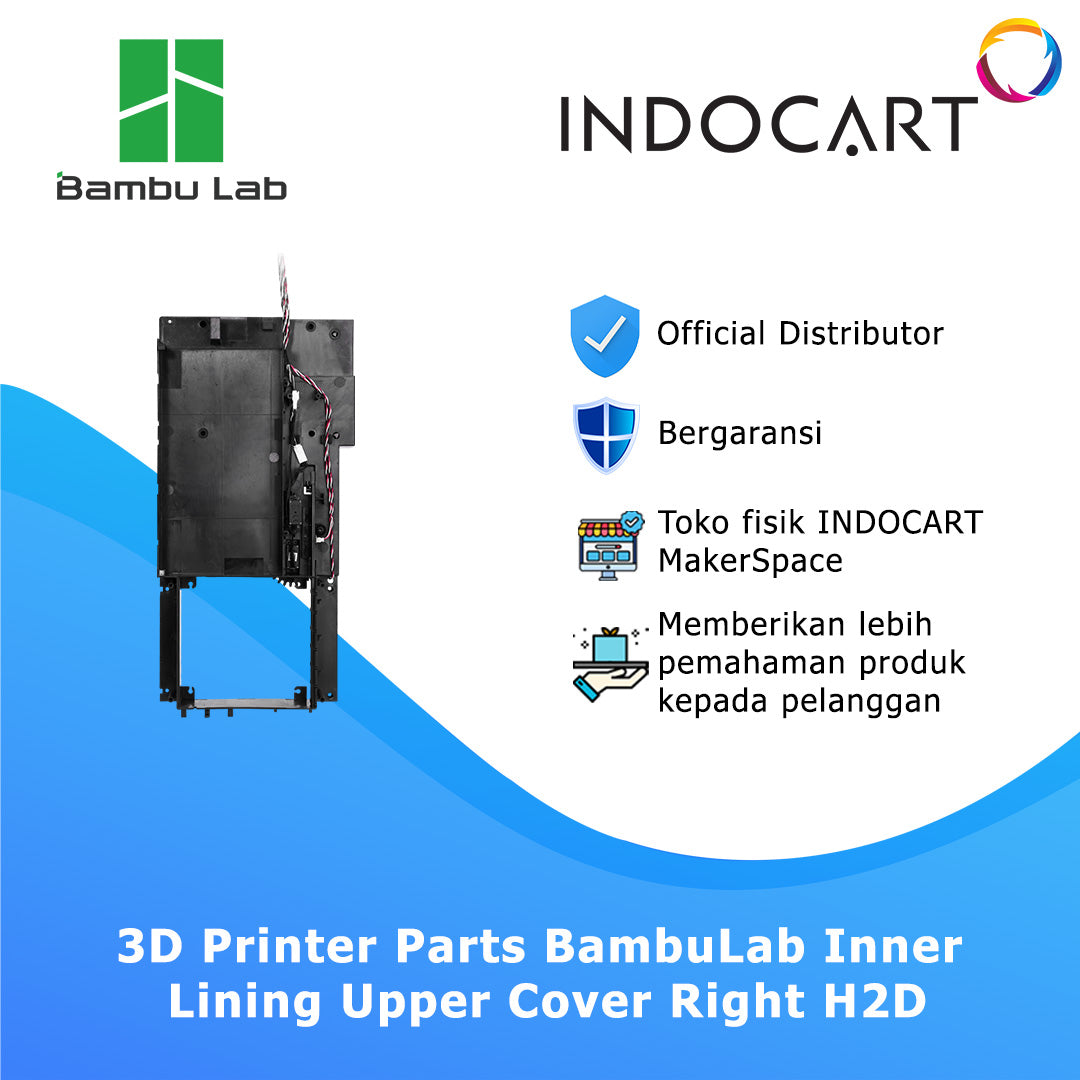 3D Printer Parts BambuLab Inner Lining Upper Cover Right BambuLab H2D
