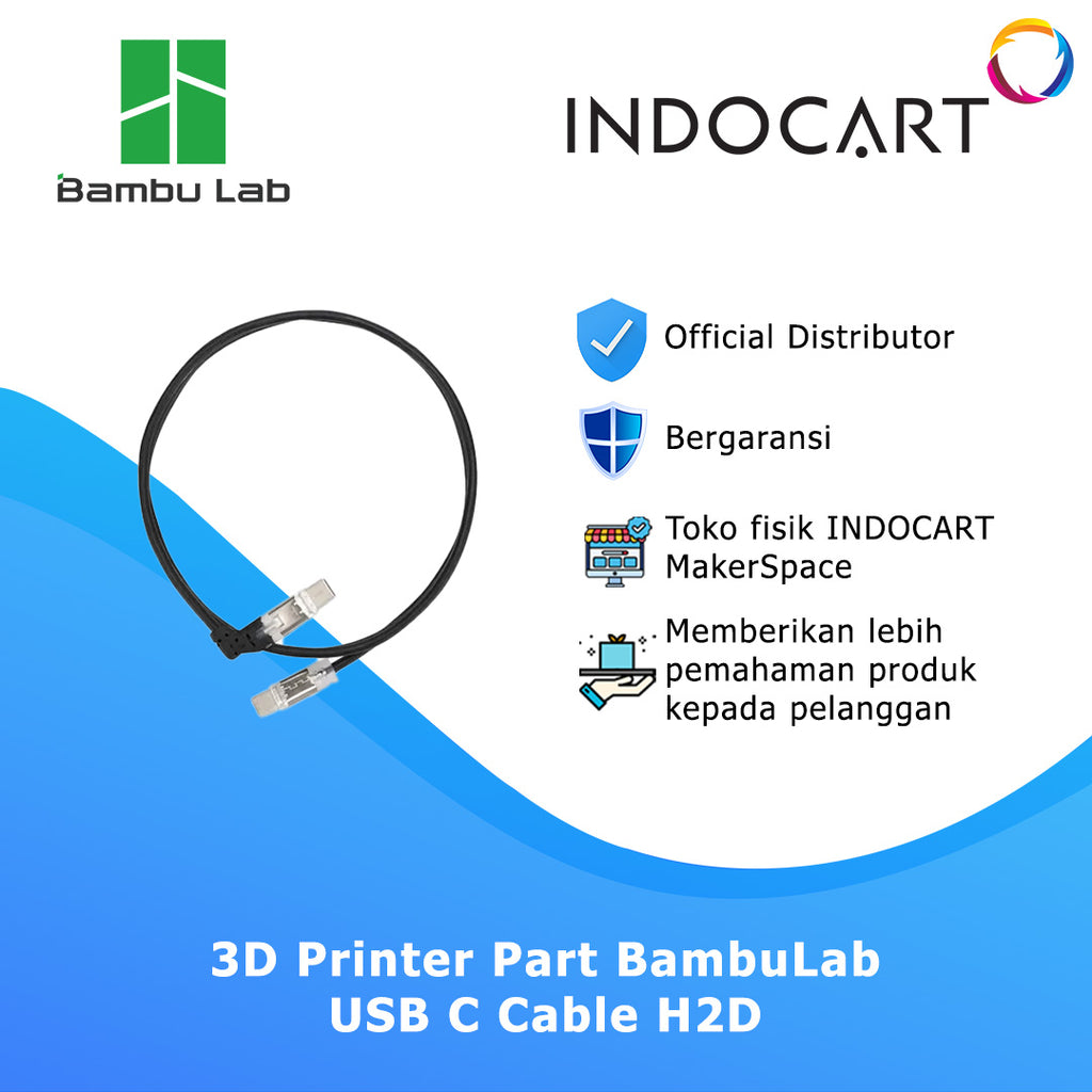 3D Printer Parts BambuLab USB C Cable BambuLab H2D