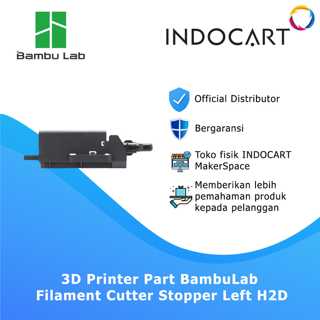 3D Printer Parts BambuLab Filament Cutter Stopper-Left BambuLab H2D