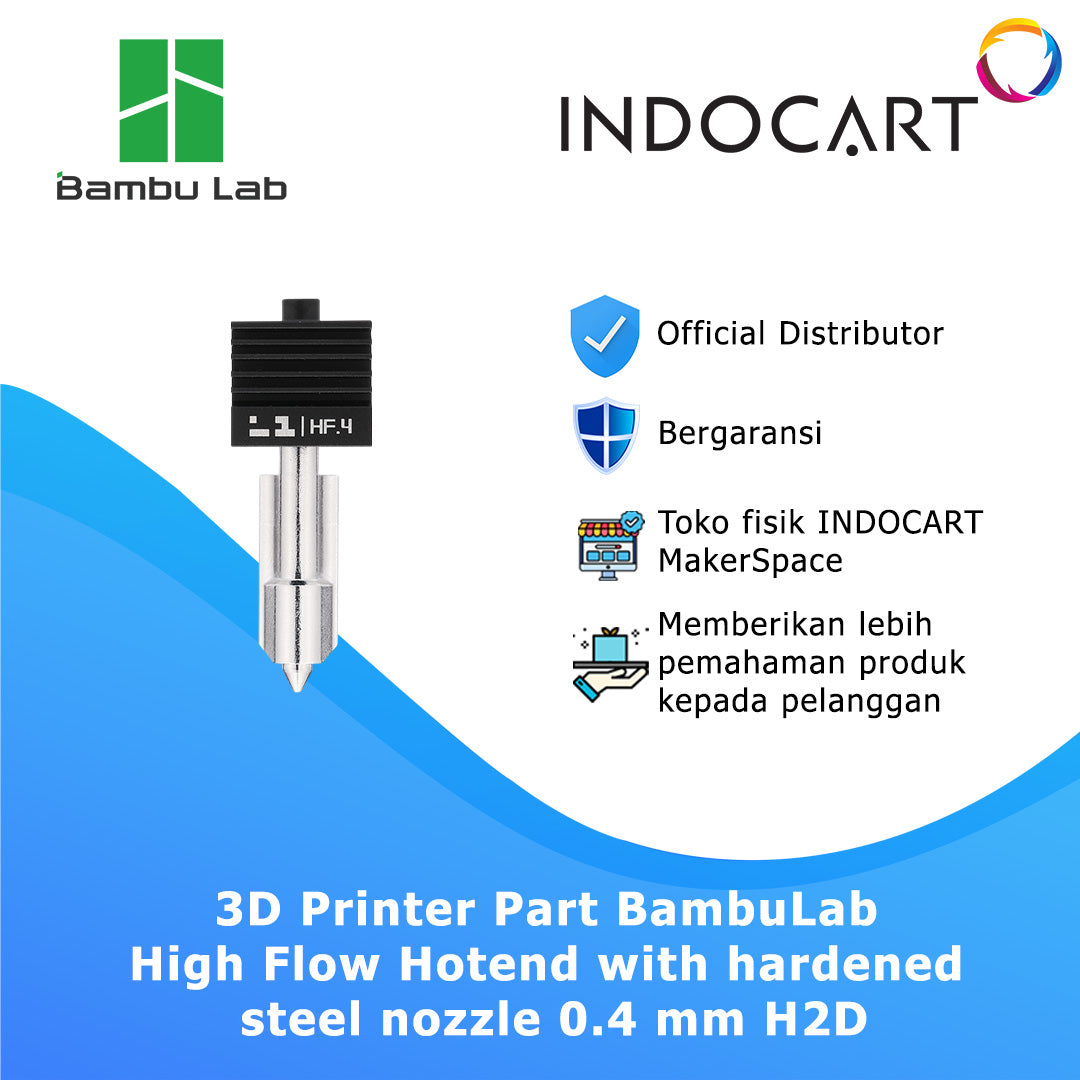 3D Printer Parts BambuLab High Flow Hotend with Nozzle BambuLab H2D