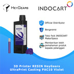3D Printer RESIN HeyGears UltraPrint Casting PAC10 Wax Suitable for Casting Jewelry with Clean Combustion Result 1Kg-Violet
