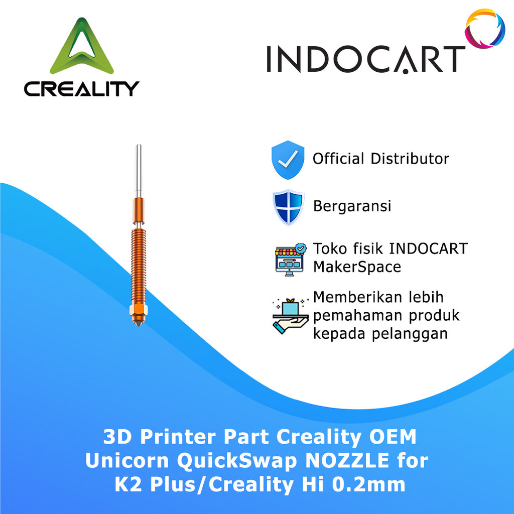 3D Printer Parts Creality OEM Unicorn Quick Swap NOZZLE Creality K2 Plus/Creality Hi