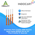 3D Printer Parts Creality OEM Unicorn Quick Swap NOZZLE Kit Creality K2 Plus/Creality Hi 4Pcs/Set