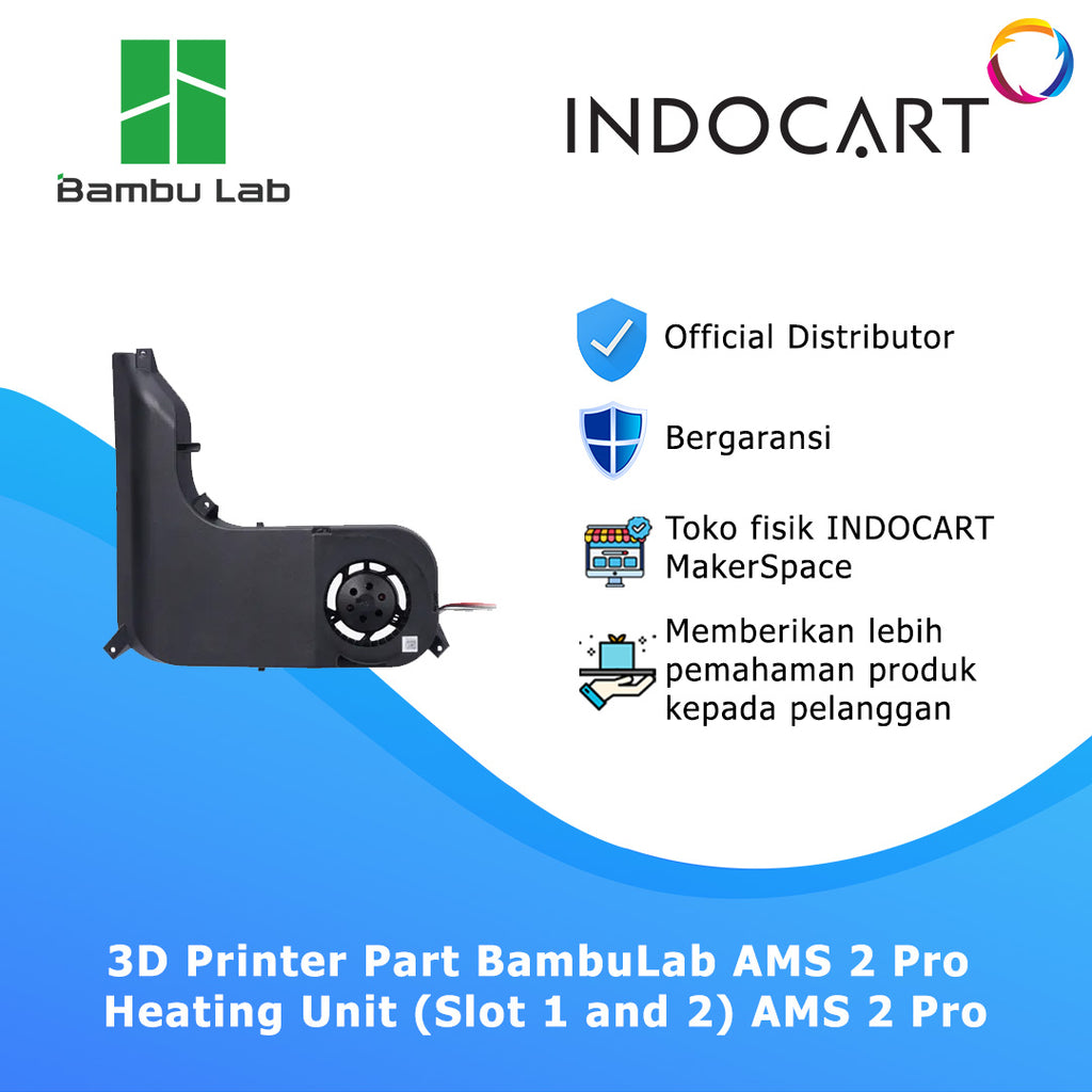 3D Printer Parts BambuLab AMS 2 Pro Heating Unit Slot 1 and 2