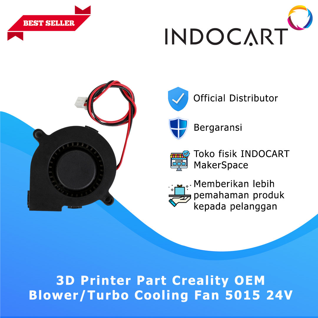 3D Printer Parts Creality OEM Blower/Turbo Cooling Fan 5015 24V