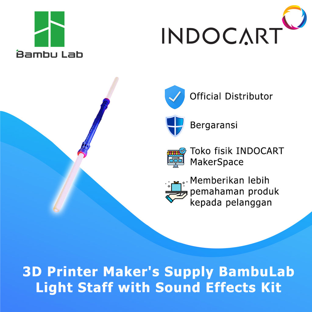 3D Printer Modeling Maker's Supply BambuLab Light Staff with Sound Effects Kit