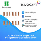 3D Printer Parts Elegoo OEM Set Nozzle 20Pcs OrangeStorm Giga