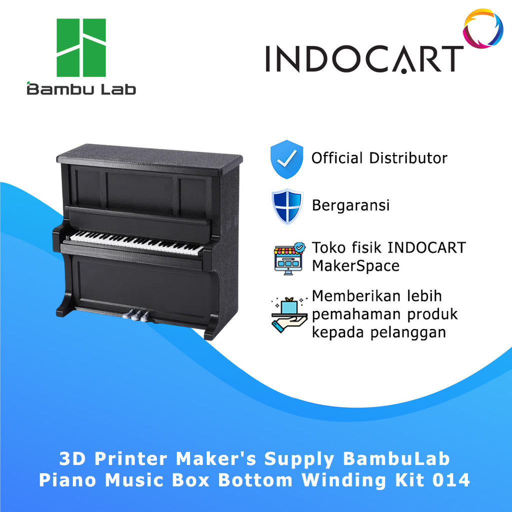 3D Maker's Supply Parts BambuLab Piano Music Box Bottom Winding Kit 014