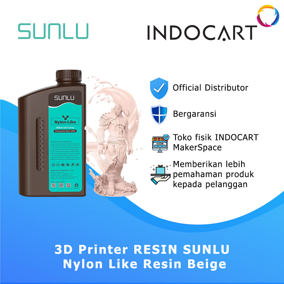 3D Printer Resin SUNLU PA Nylon Like Resin Excellent Tensile Strength Flexibility and Toughness 1Kg
