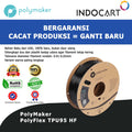 3D Printer Filament PolyMaker PolyFlex Elastic TPU95 HF High Flow 1.75mm 1Kg