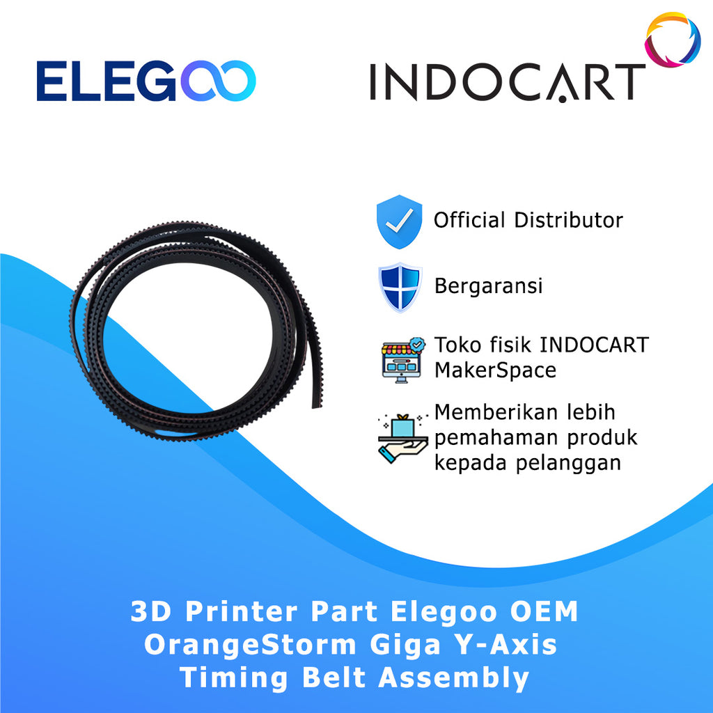 3D Printer Parts Elegoo OEM OrangeStorm Giga Y Axis Timing Belt Assembly