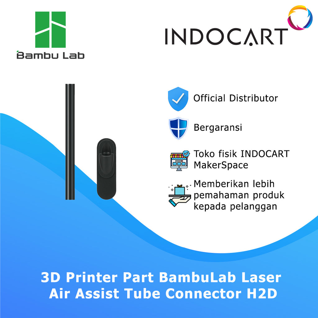 3D Printer Parts BambuLab Laser Air Assist Tube Connector BambuLab H2D