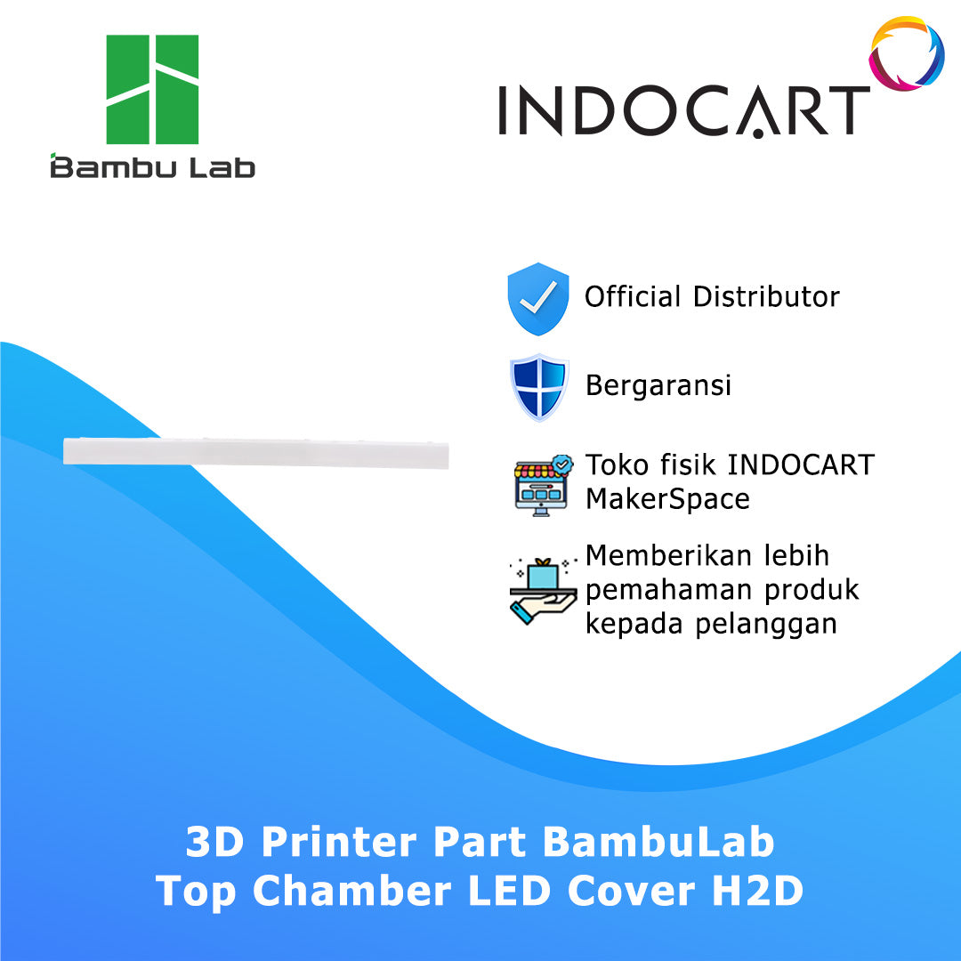 3D Printer Parts BambuLab Top Chamber LED Cover BambuLab H2D