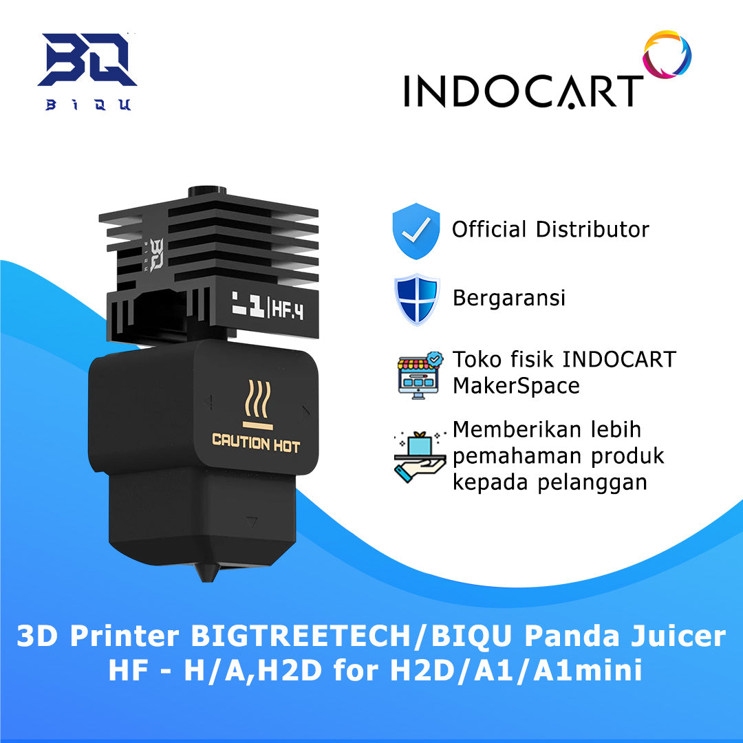 3D Printer Parts BigTreeTech Biqu Panda Juicer Hotend High Flow Hardened Steel 0.4mm BambuLab A1/A1 Mini/H2D