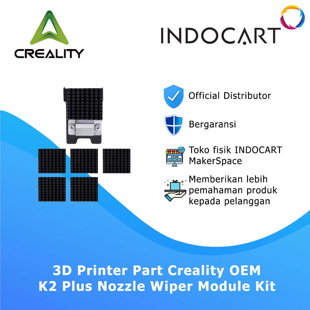 3D Printer Parts Creality OEM Nozzle Wiper Module Kit Creality K2 Plus