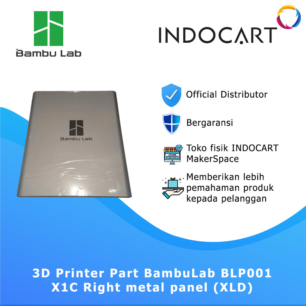3D Printer Parts BambuLab Right Metal Panel XR Bambulab X1C