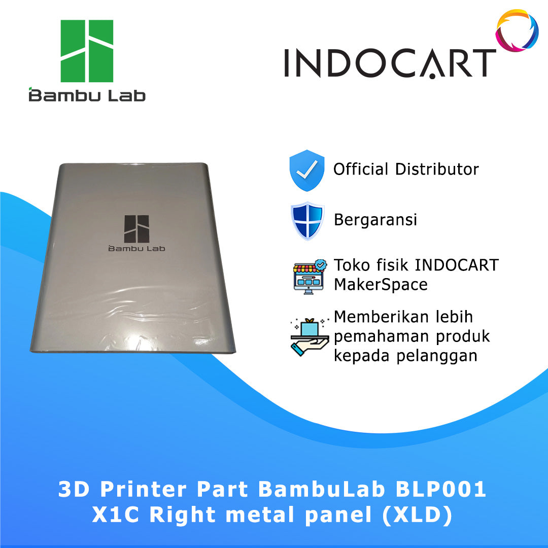 3D Printer Parts BambuLab Right Metal Panel XR Bambulab X1C