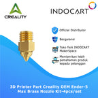 3D Printer Parts Creality OEM Brass Nozzle Kit 4Pcs/Set Creality Ender 5 Max