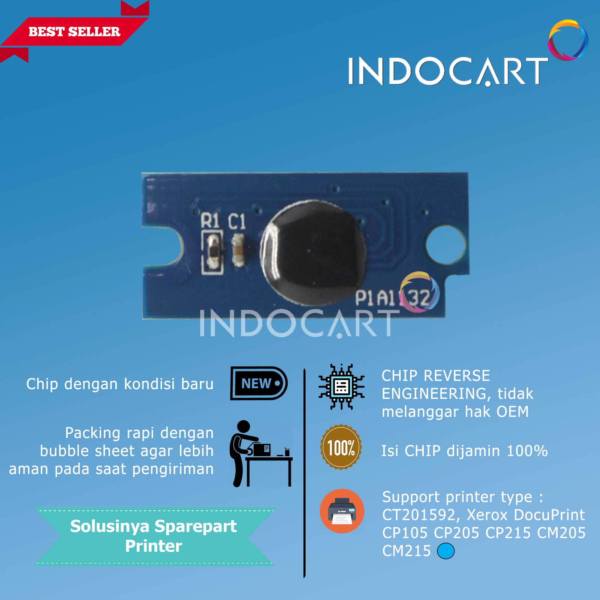 Chip CT201591 CT201592 CT201593 CT201594-Xerox DP CP105 CP205 CP215 CM205 CM215