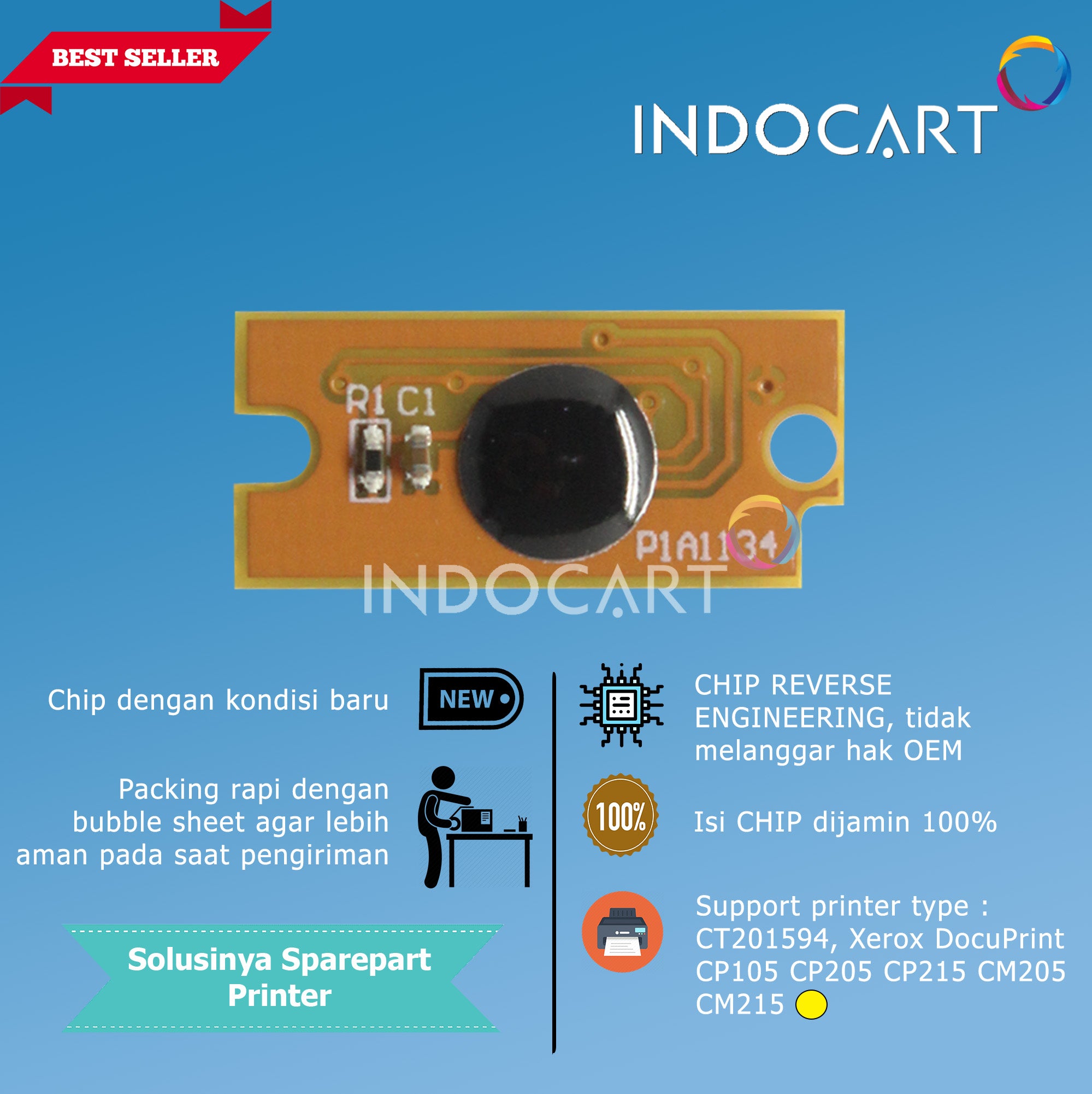Chip CT201591 CT201592 CT201593 CT201594-Xerox DP CP105 CP205 CP215 CM205 CM215