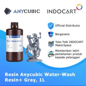 Tinta Resin 3D Printer Resin Anycubic Water Wash Grey 1KG