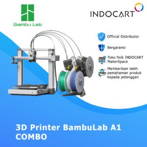 3D Printer Unit BambuLab A1 COMBO Multi Colour AMS 3D Printer – Tanpa AMS