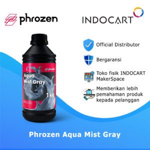 3D Printer Resin Phrozen Aqua Perfect for Colorful Miniatures Mist Gray 1Kg
