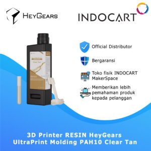 3D Printer RESIN HeyGears UltraPrint Molding PAH10 High Temperature Resistance Resin 1Kg-Clear Tan